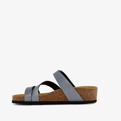 Dames bio slippers grijs