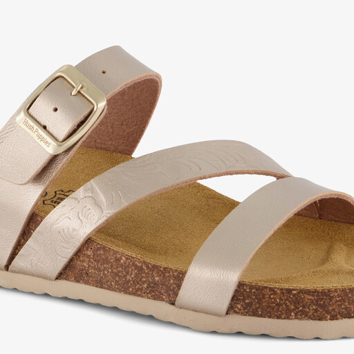 Dames bio slippers champagne