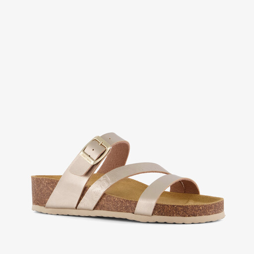 Dames bio slippers champagne