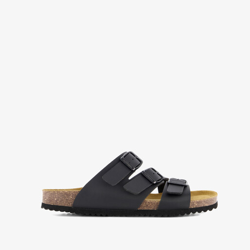 Dames bio slippers zwart