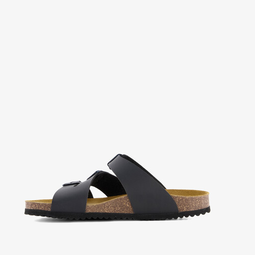 Dames bio slippers zwart