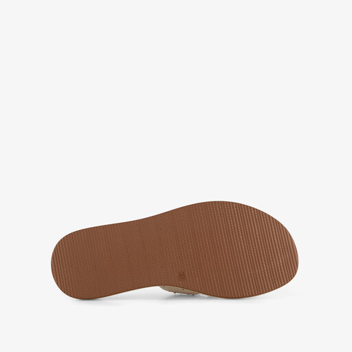 XX by dames slippers met studs beige