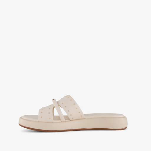 XX by dames slippers met studs beige