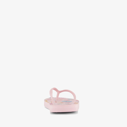 Roze meisjes teenslippers met schelpen