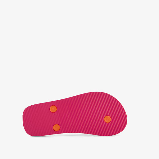 Kinder teenslippers oranje roze