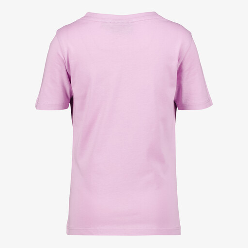 Meisjes T-shirt met hondje en strik lila