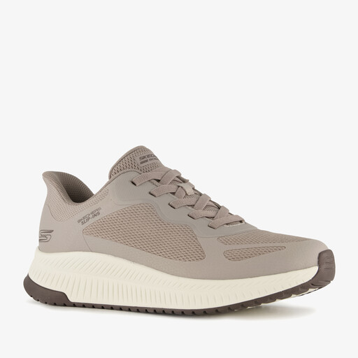 Slip-ins: BOBS Squad 4 heren sneakers taupe