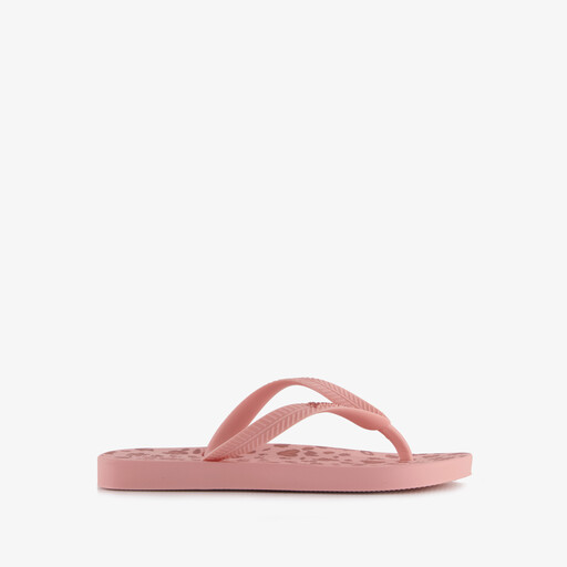Kinder slippers met hartjes roze