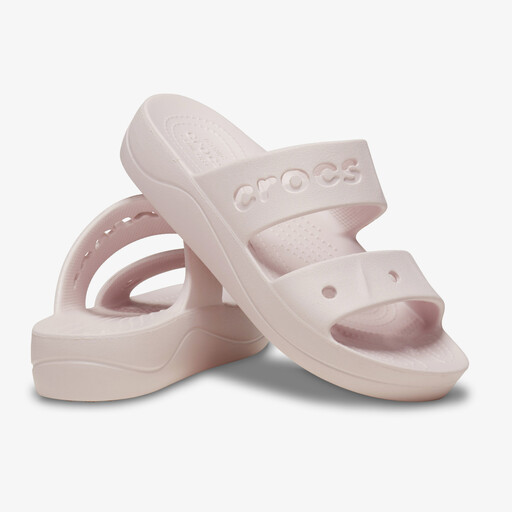 Baya Platform dames slippers lichtroze