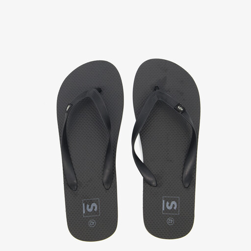 Heren teenslippers zwart
