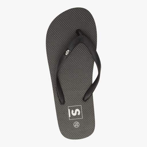 Dames teenslippers zwart