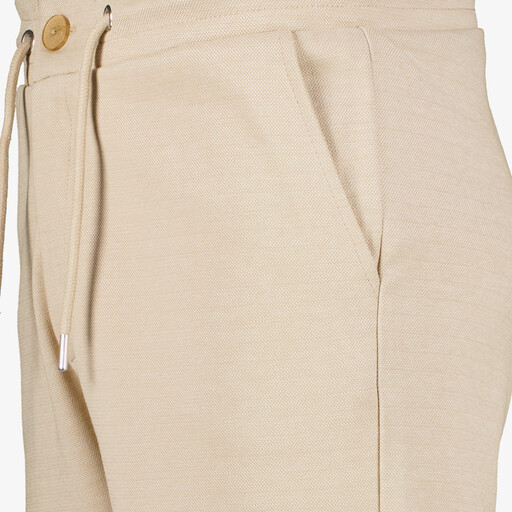 Heren short beige