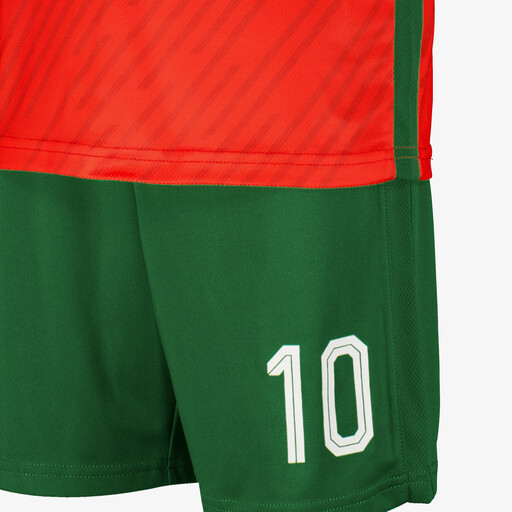 Tweedelig kinder sport set rood groen