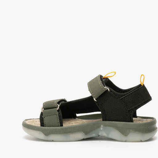 Jongens sandalen groen met lichtjes