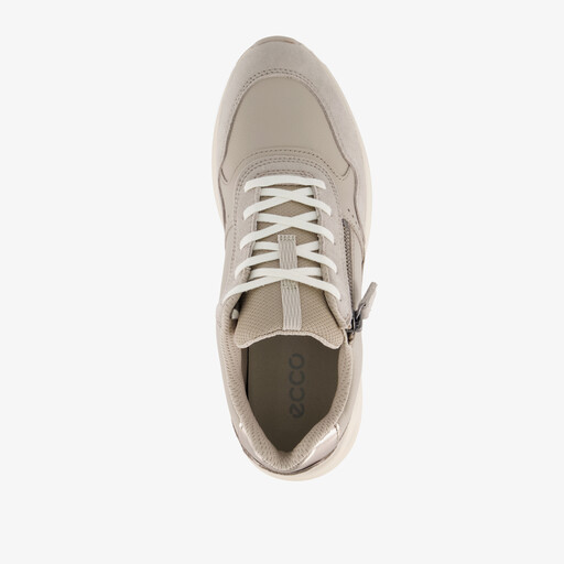 ECCO leren dames sneakers beige