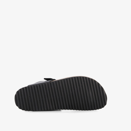 Dames bio teenslippers zwart