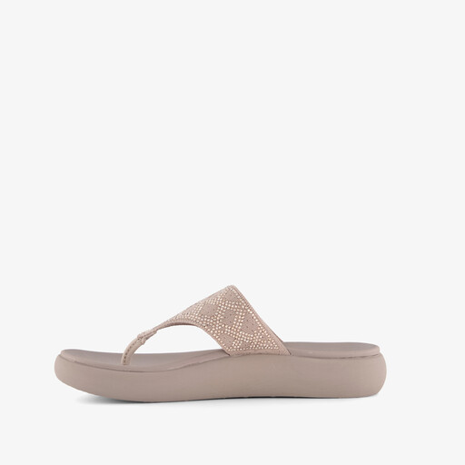 Relaxed Fit: Asana Luxe - Keep Dazzling teenslippers beige