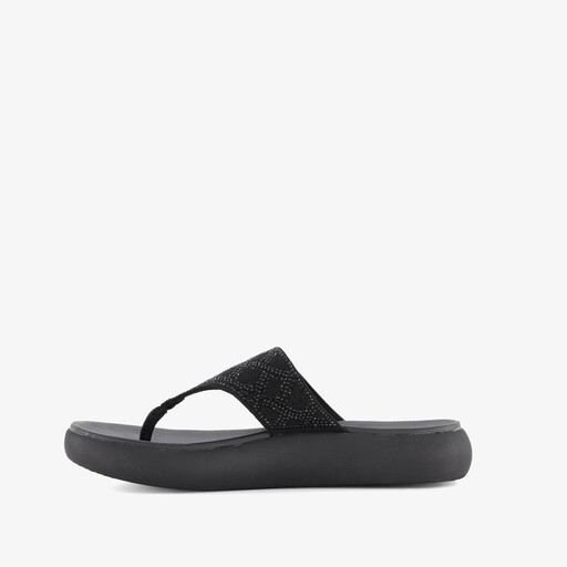 Relaxed Fit: Asana Luxe - Keep Dazzling teenslippers zwart