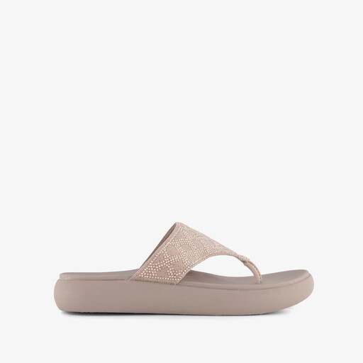 Relaxed Fit: Asana Luxe - Keep Dazzling teenslippers beige