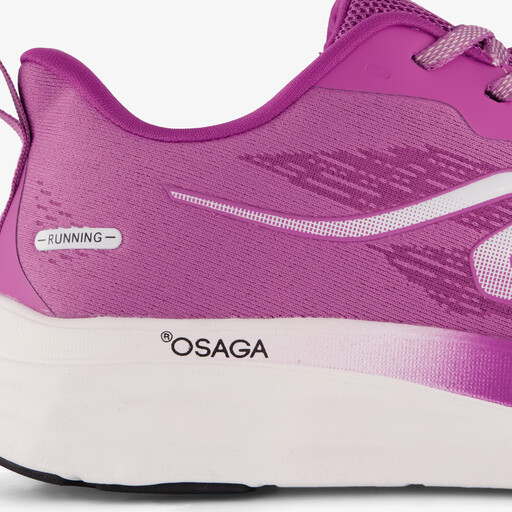 Dames hardloopschoenen roze wit