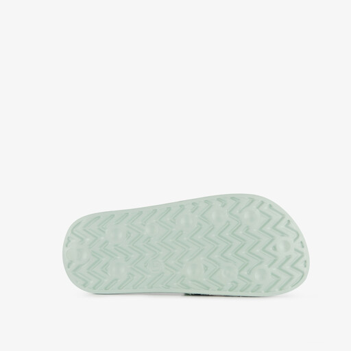 Meisjes badslippers met glitters mintgroen