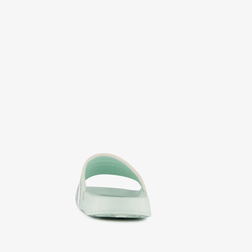 Meisjes badslippers met glitters mintgroen