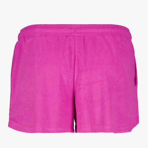 Dames badstof sweatshort roze