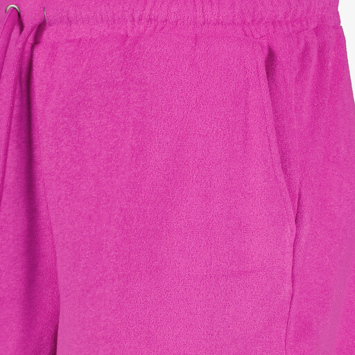 Dames badstof sweatshort roze
