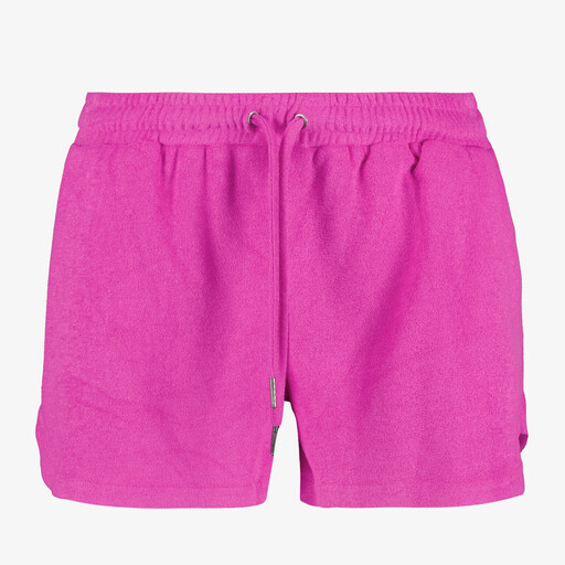 Dames badstof sweatshort roze