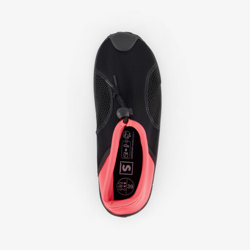 Dames waterschoenen zwart roze
