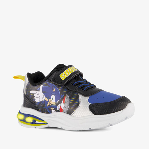 Jongens sneakers zwart met lichtjes