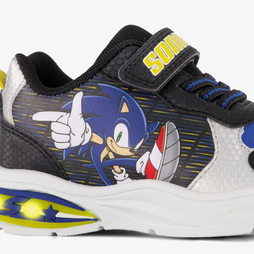 Jongens sneakers zwart met lichtjes