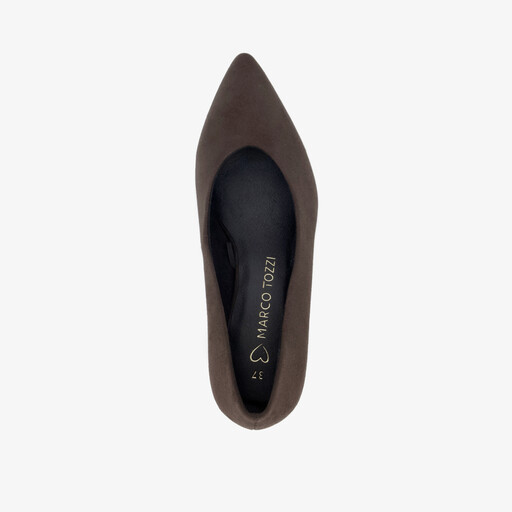 Dames pumps donkerbruin