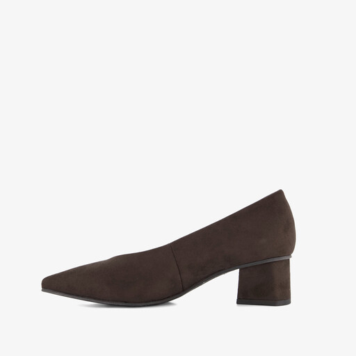 Dames pumps donkerbruin