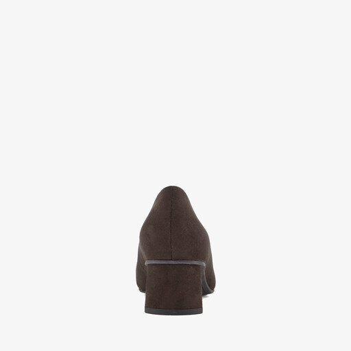 Dames pumps donkerbruin