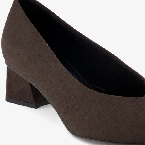 Dames pumps donkerbruin