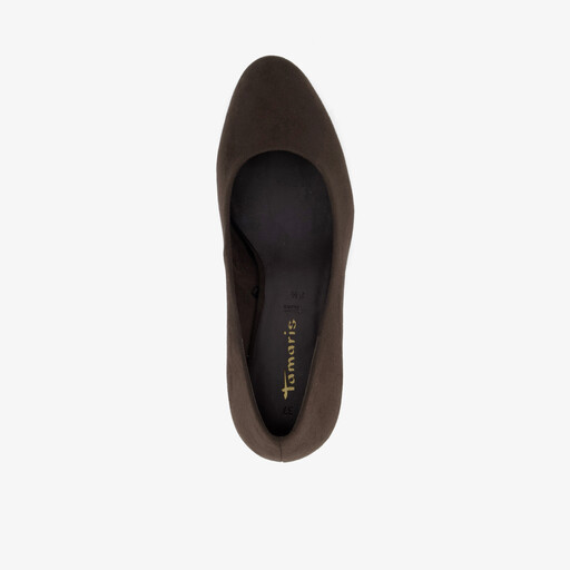 Dames pumps chocoladebruin