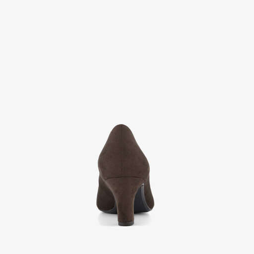 Dames pumps chocoladebruin