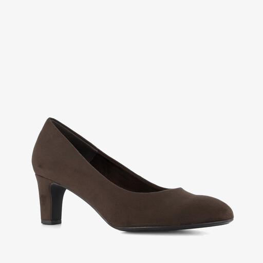 Dames pumps chocoladebruin
