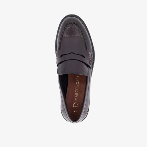 Dames loafers bruin