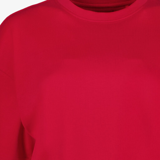 Oversized dames T-shirt rood