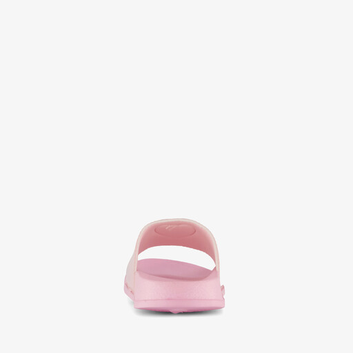 Meisjes badslippers met hartje roze