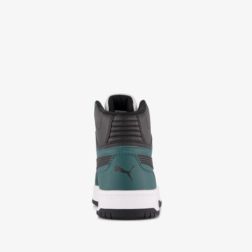Jongens Rebound Slam Mid sneakers zwart groen