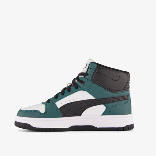 Jongens Rebound Slam Mid sneakers zwart groen