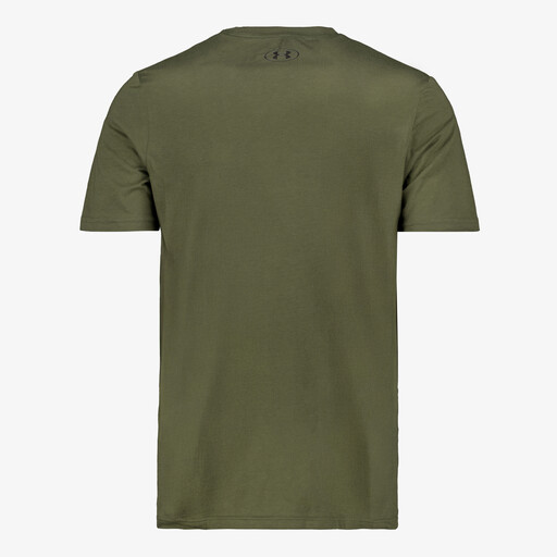 UA Left Chest Logo heren T-shirt donkergroen
