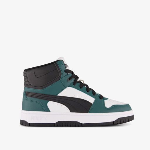Jongens Rebound Slam Mid sneakers zwart groen