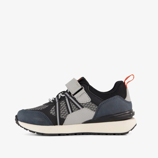 Jongens sneakers blauw grijs