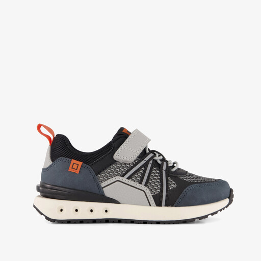 Jongens sneakers blauw grijs