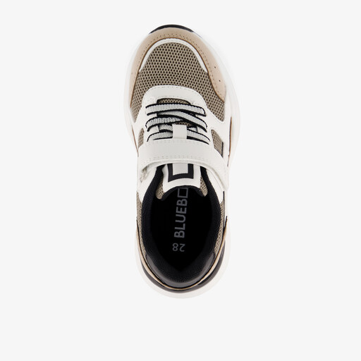 Jongens sneakers beige wit