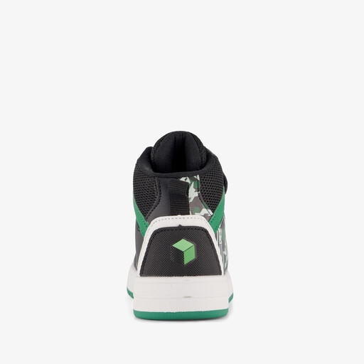 Jongens hoge sneakers zwart groen